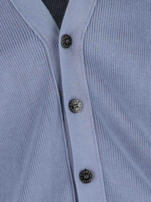 カーディガン - ブルー Replica 
online: STONE ISLAND