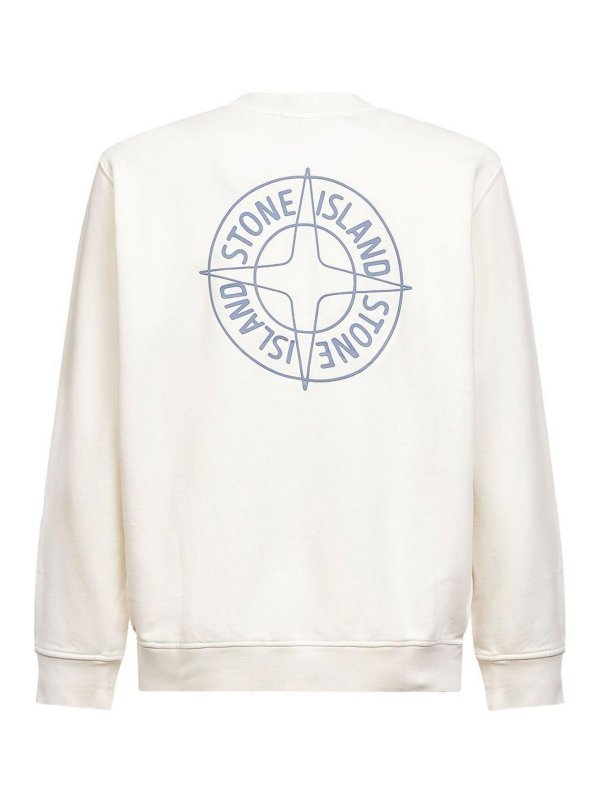 STONE ISLAND: Sudaderas y suéteres online - Sudadera - Blanco