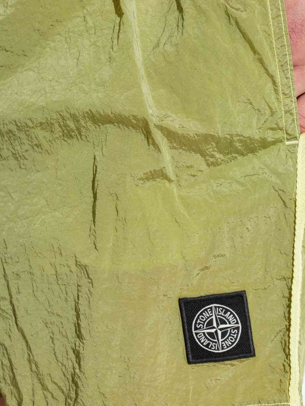 STONE ISLAND: トラウザーショーツ online - ショートパンツ - イエロー