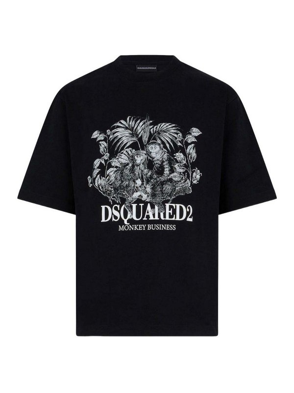 DSQUARED2: Camisetas - Camiseta - Negro