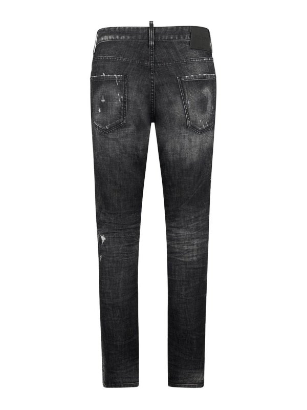 DSQUARED2: Jeans Rectos online - Vaqueros Rectos - Negro