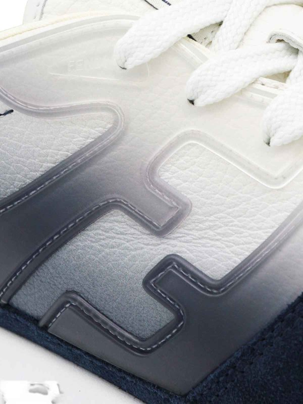 FENDI: trainers online - Low-top leather sneakers