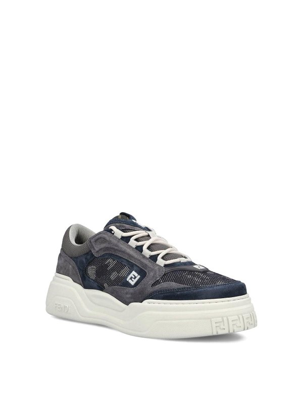 FENDI: trainers online - Low-top leather sneakers