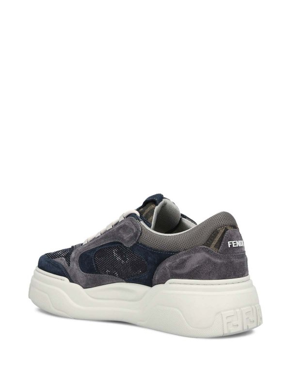 Low-top leather sneakers shop online: FENDI