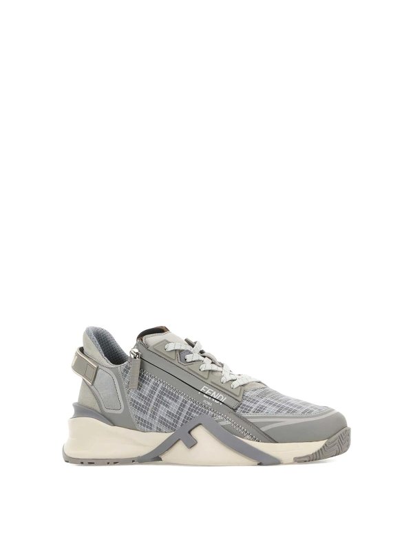 FENDI: trainers online - Low-top leather sneakers