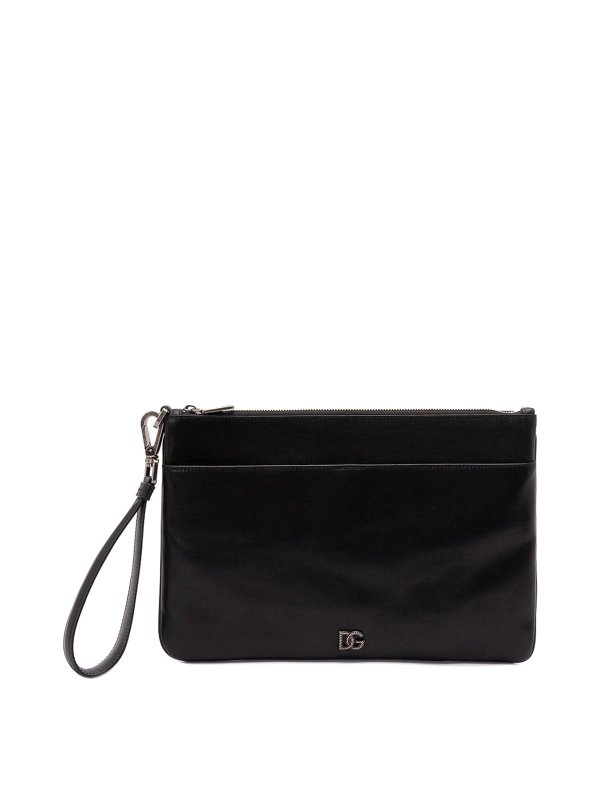 DOLCE & GABBANA: クラッチバッグ - クラッチバッグ - 黒