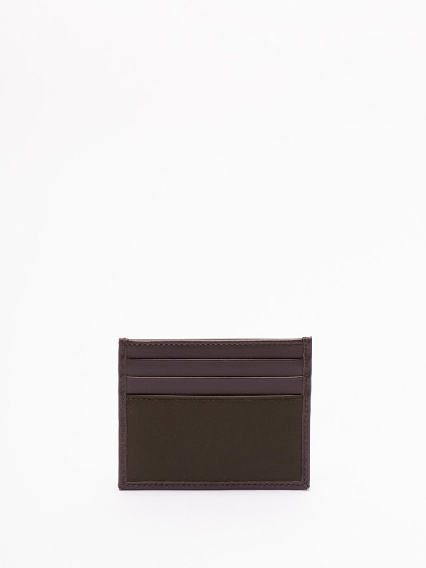 PRADA: wallets & purses online - Re-Nylon And Leather Card Holder