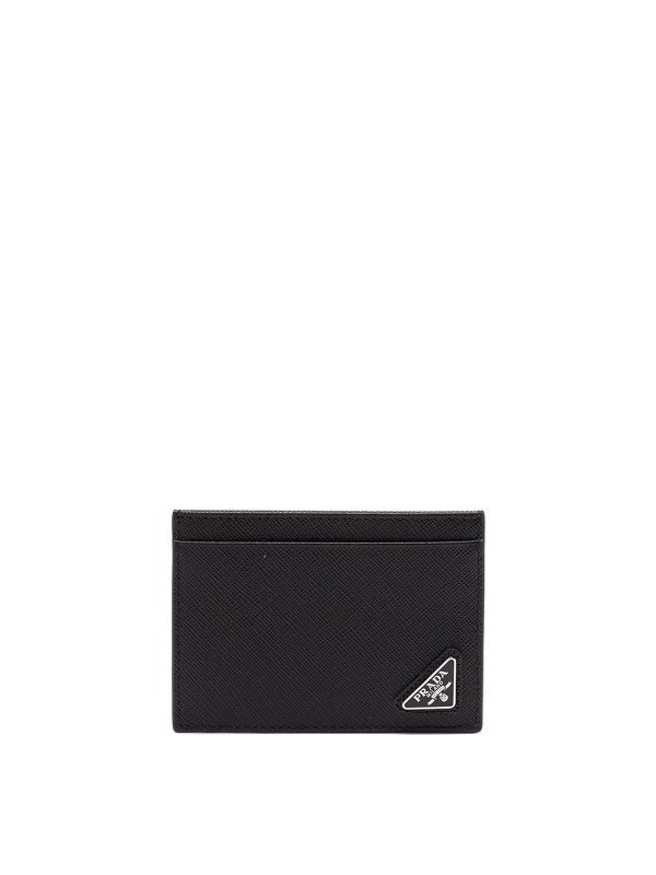 PRADA: wallets & purses - Saffiano Leather Card Holder