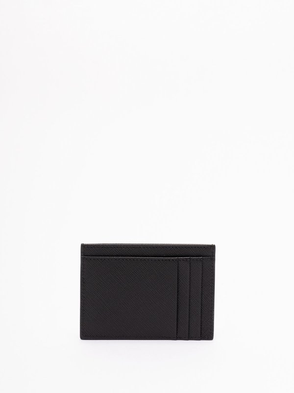 PRADA: wallets & purses online - Saffiano Leather Card Holder