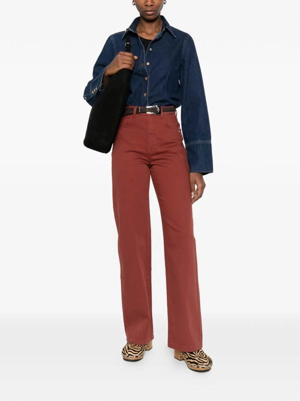 7 FOR ALL MANKIND: シャツ online - シャツ - ダークブルー