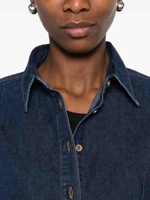 The Best Shops 7 FOR ALL MANKIND: シャツ - シャツ - ダークブルー