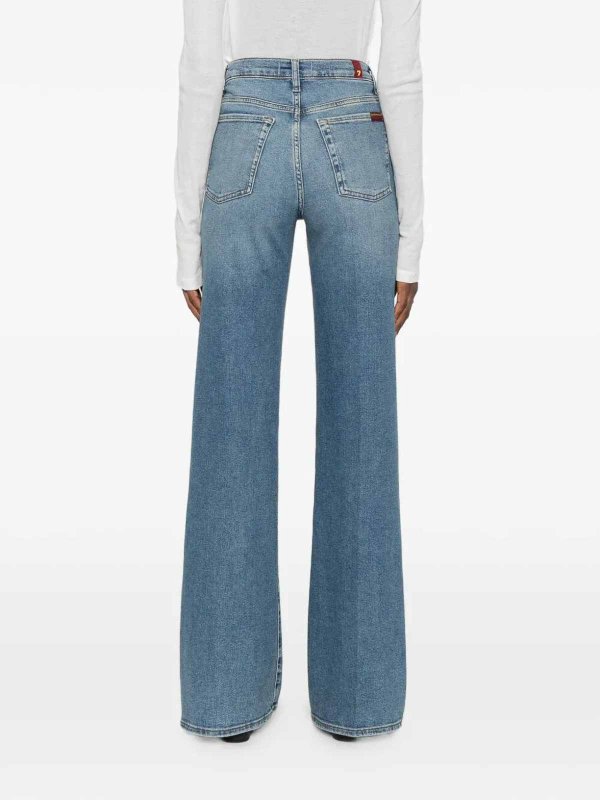 7 FOR ALL MANKIND buy online ストレートジーンズ - ダークウォッシュ