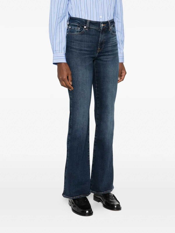 The Best Shops 7 FOR ALL MANKIND: ブーツカットジーンズ - ブーツカットジーンズ - ダークブルー