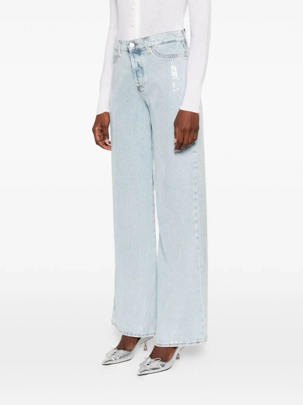 The Best Shops 7 FOR ALL MANKIND: ストレートジーンズ - ストレートジーンズ - ライトブルー