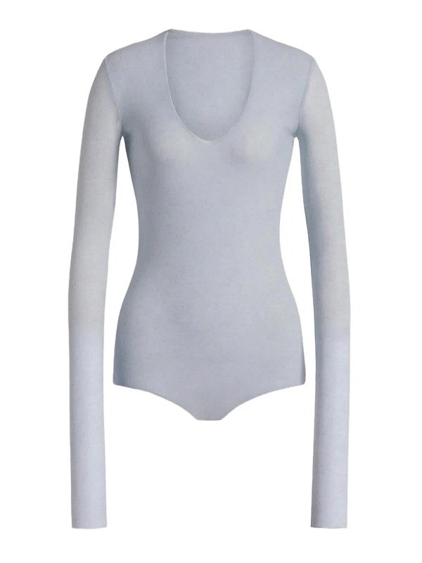 ALBERTA FERRETTI: Tops & Débardeurs - Top - Bleu Clair