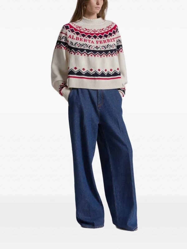 ALBERTA FERRETTI: casual trousers online - Pants