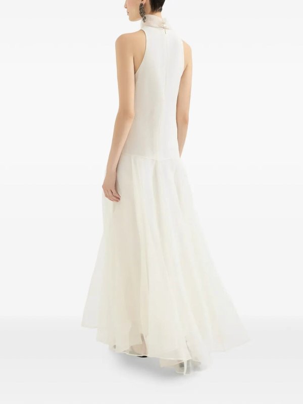 The Best Shops BRUNELLO CUCINELLI: ニーレングスドレス - 膝丈ドレス - 白