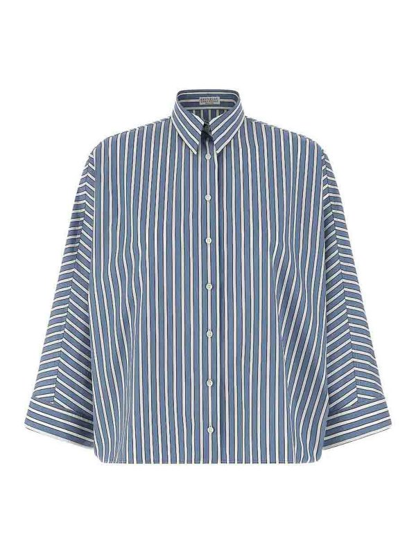 BRUNELLO CUCINELLI: Hemden - Hemd - Hellblau