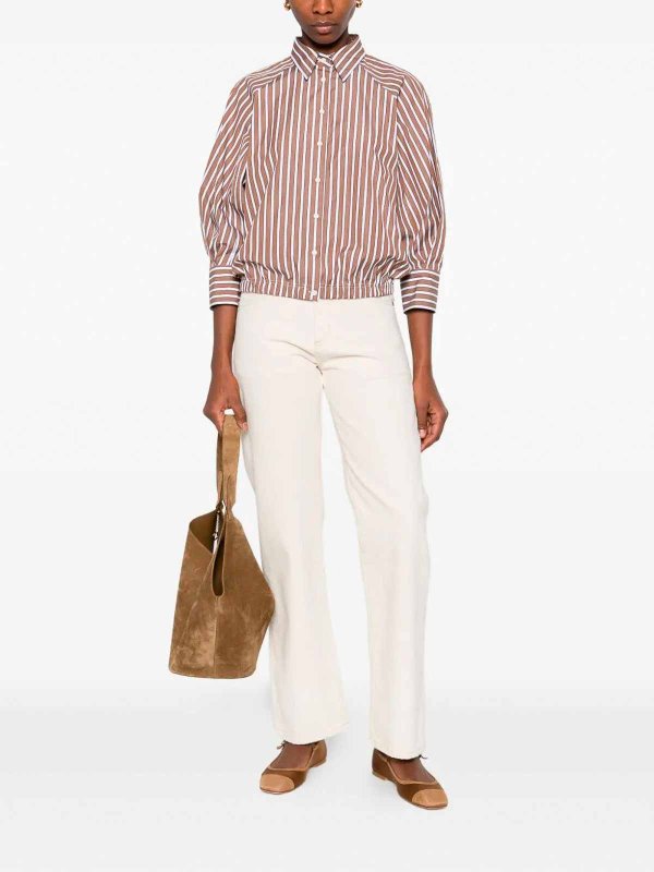 BRUNELLO CUCINELLI: Camisas online - Camisa - Marrón
