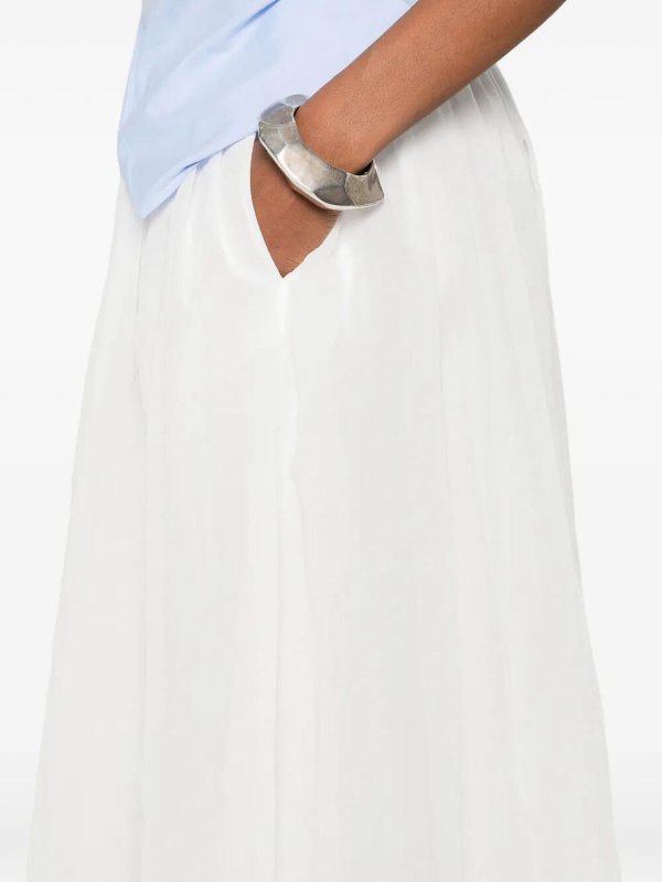 BRUNELLO CUCINELLI buy online 膝丈/ミディスカート - 白