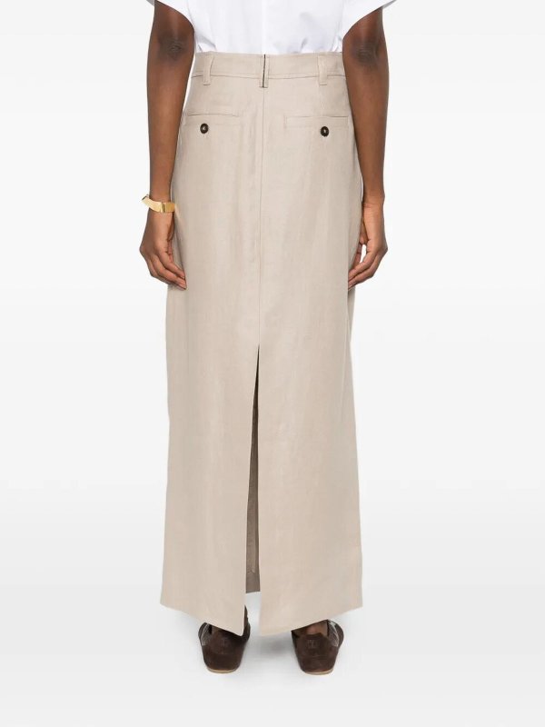 The Best Shops BRUNELLO CUCINELLI: ニーレングススカート＆ミディ丈 - 膝丈/ミディスカート - ブラウン