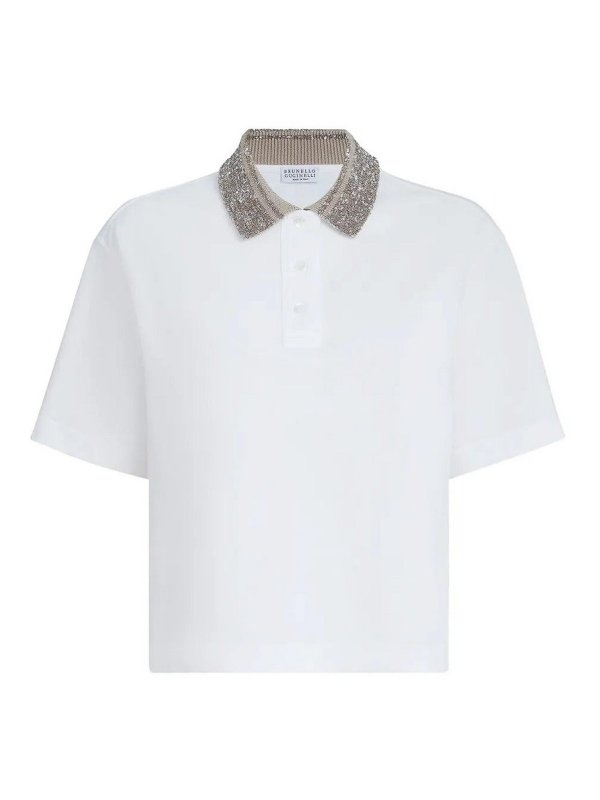 BRUNELLO CUCINELLI: Polos - Polo - Blanco