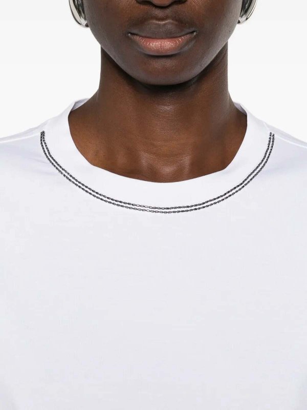 The Best Shops BRUNELLO CUCINELLI: Camisetas - Camiseta - Blanco