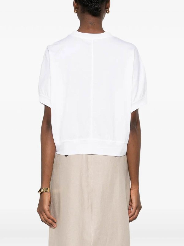 T-Shirt - Weiß shop online: BRUNELLO CUCINELLI