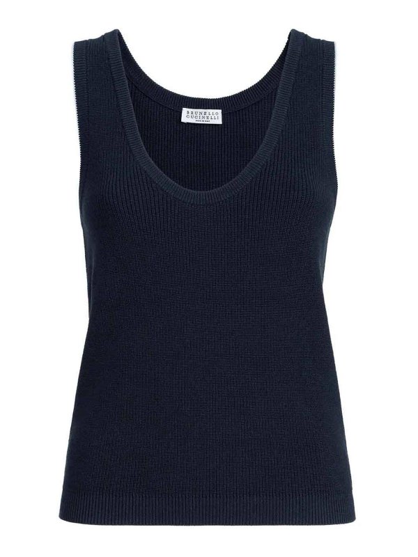 BRUNELLO CUCINELLI: ベスト - ベスト - ブルー