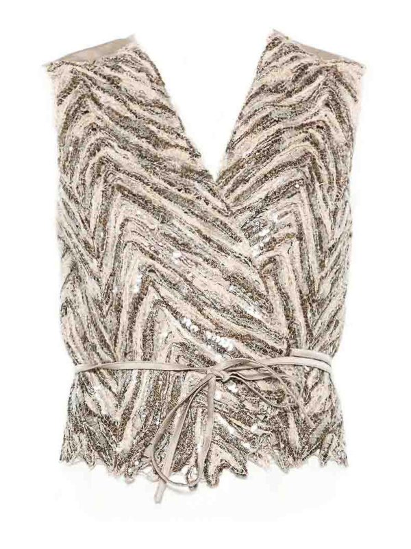 BRUNELLO CUCINELLI: Chalecos - Chaleco - Marrón