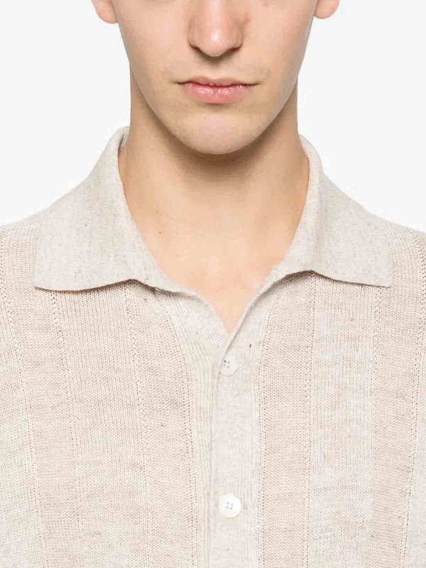 シャツ - ベージュ shop online: BRUNELLO CUCINELLI