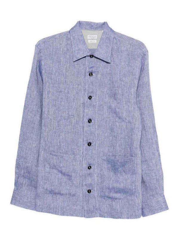 BRUNELLO CUCINELLI: シャツ - シャツ - デニム