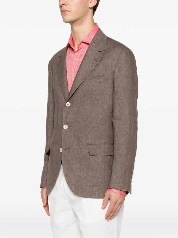 Blazer - Beige shop online: BRUNELLO CUCINELLI
