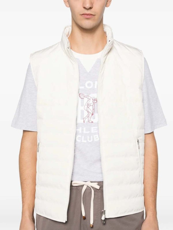 Sleeveless Jacket shop online: BRUNELLO CUCINELLI