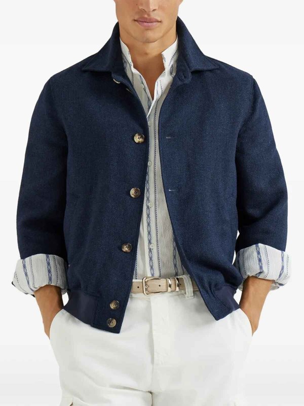 Bomber Jacket shop online: BRUNELLO CUCINELLI