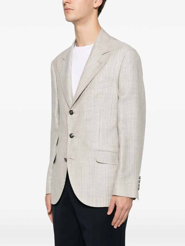 Blazer - Beige shop online: BRUNELLO CUCINELLI