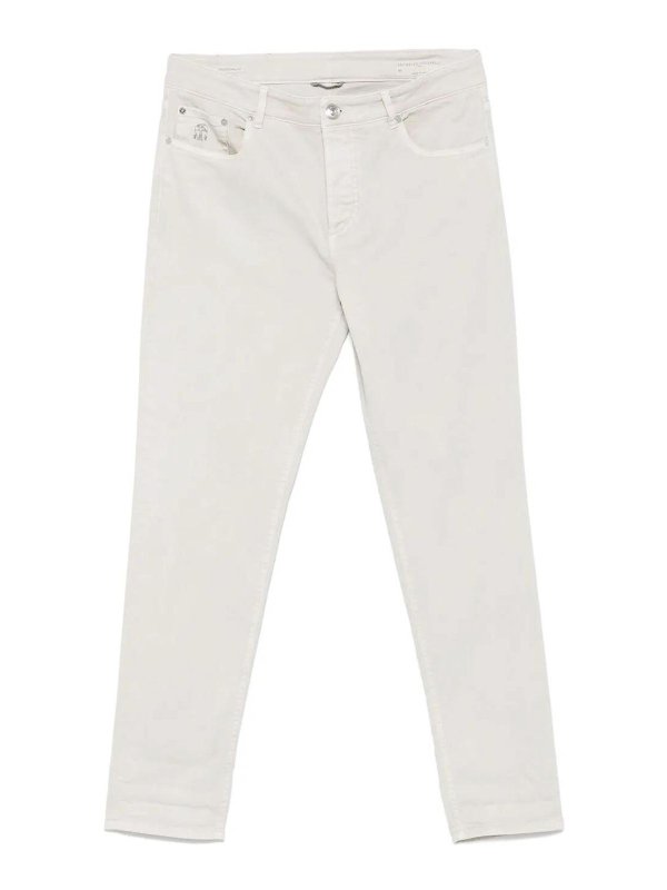 BRUNELLO CUCINELLI: Jeans Rectos - Vaqueros Rectos - Azul