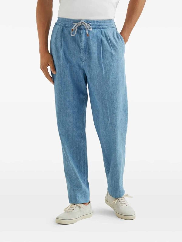 The Best Shops BRUNELLO CUCINELLI: ストレートジーンズ - ストレートジーンズ - デニム