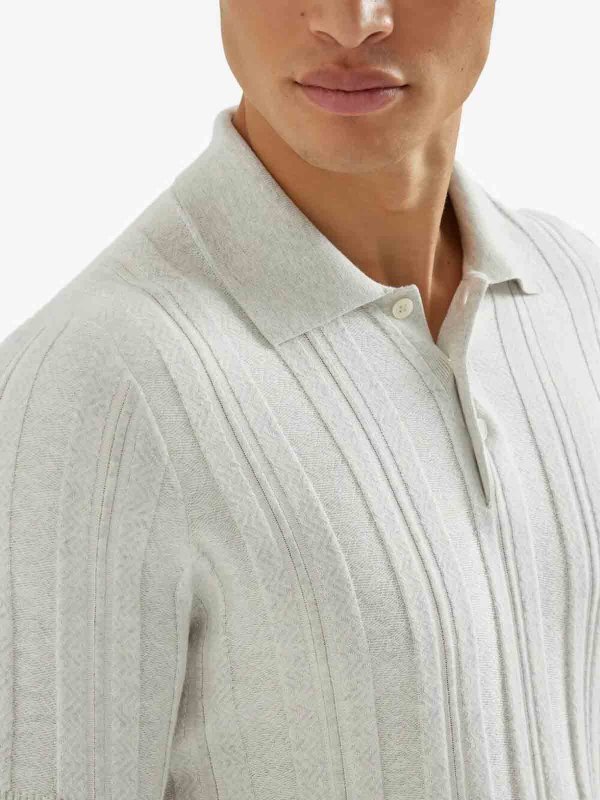 The Best Shops BRUNELLO CUCINELLI: Polos - Polo - Gris