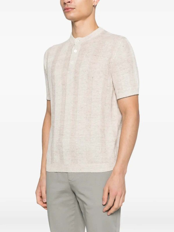 T-Shirt - Beige shop online: BRUNELLO CUCINELLI