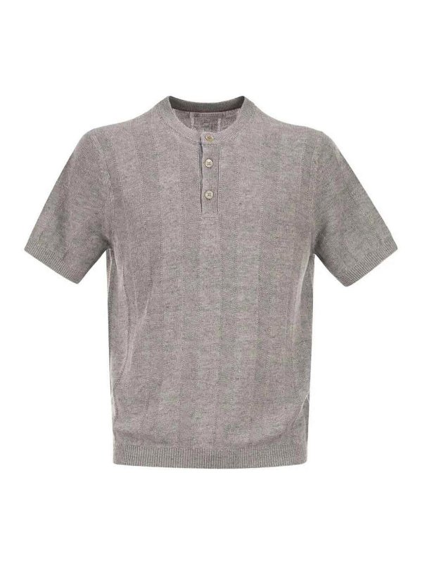 BRUNELLO CUCINELLI: Camisetas - Camiseta - Gris