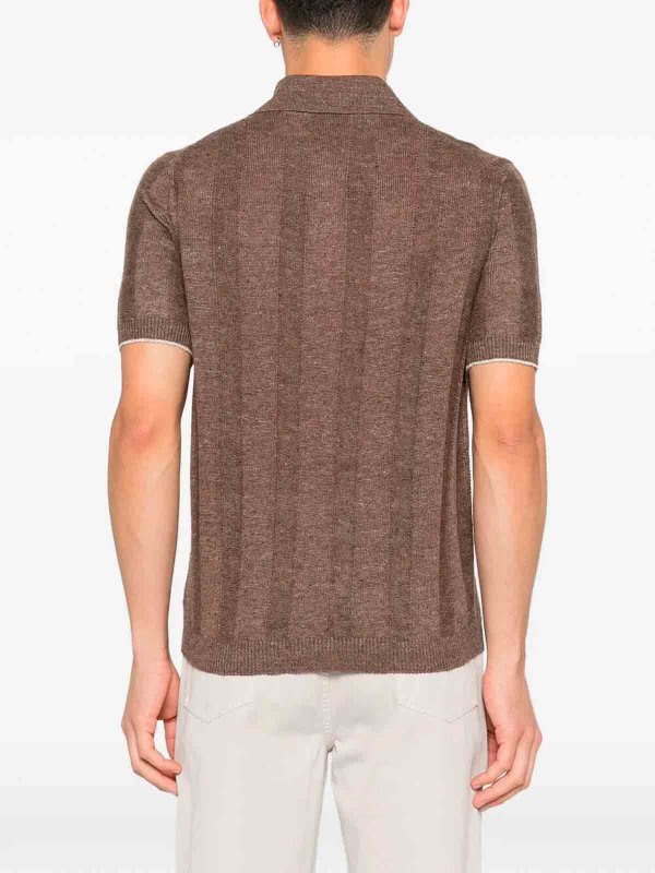 The Best Shops BRUNELLO CUCINELLI: ポロシャツ - ポロシャツ - ベージュ