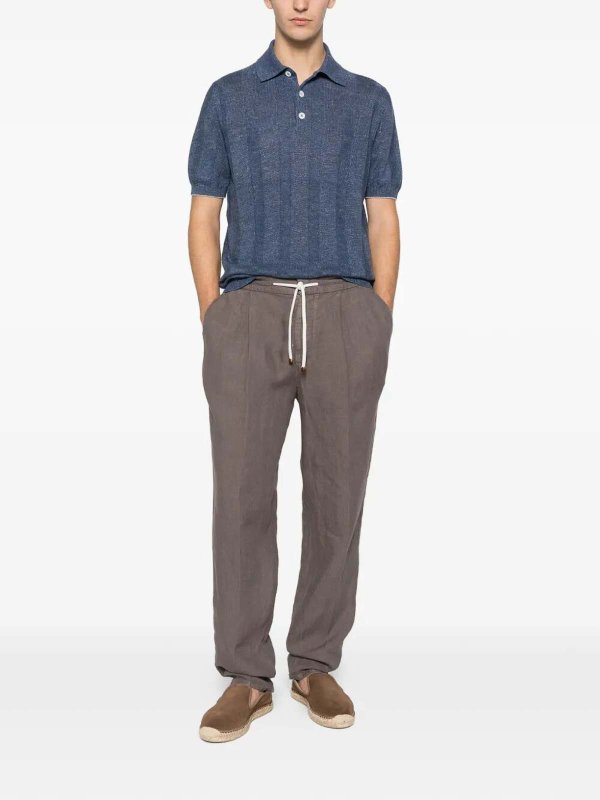 BRUNELLO CUCINELLI: Poloshirts online - Poloshirt - Denim