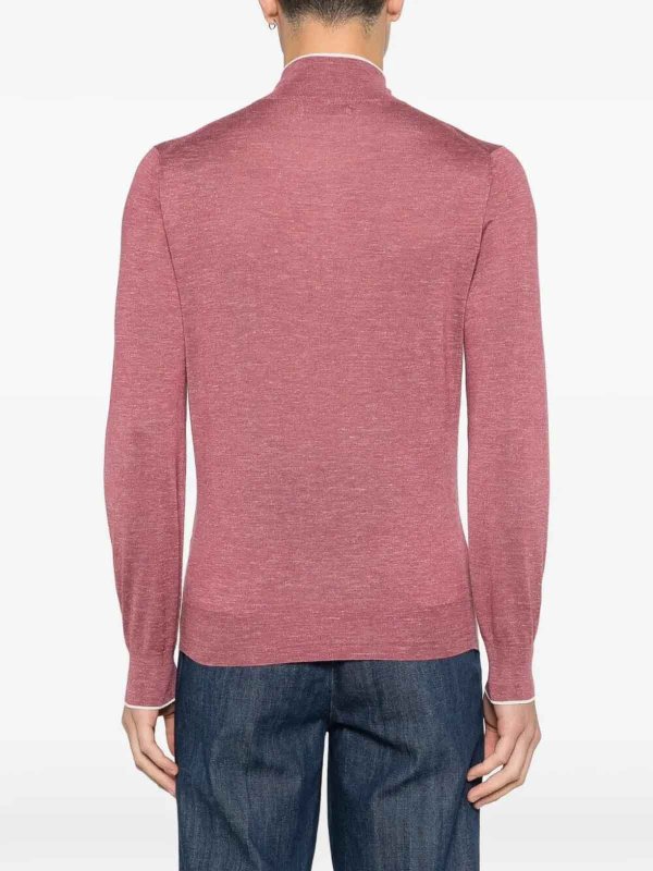 The Best Shops BRUNELLO CUCINELLI: Rollkragenpullover  und Polo-Ausschnitt - Rollkragenpullover - Rot