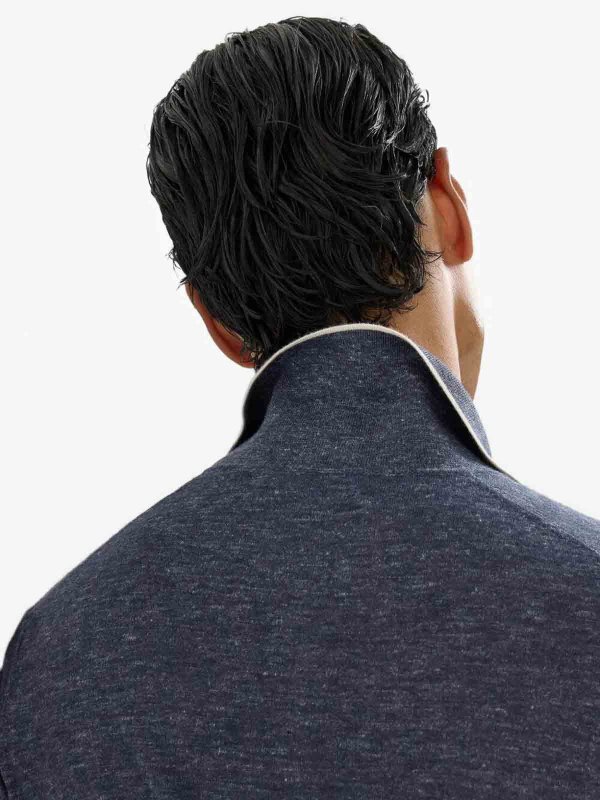 BRUNELLO CUCINELLI buy online ポロシャツ - ブルー