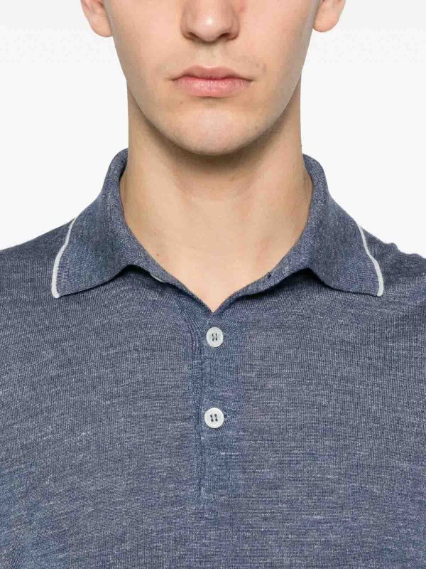 The Best Shops BRUNELLO CUCINELLI: ポロシャツ - ポロシャツ - ミディアムウォッシュ