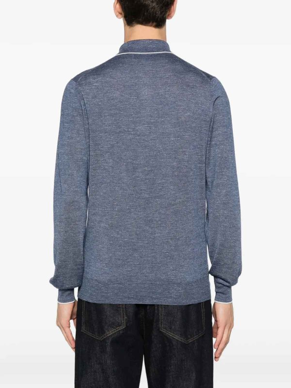 ポロシャツ - ミディアムウォッシュ shop online: BRUNELLO CUCINELLI