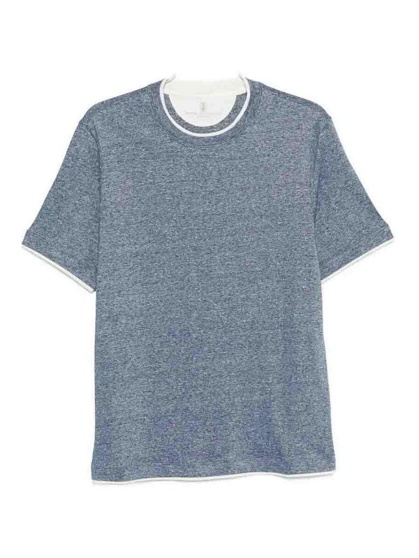 BRUNELLO CUCINELLI: T-shirts - T-Shirt - Weiß