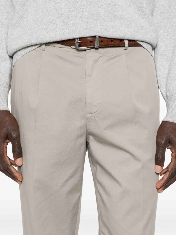 The Best Shops BRUNELLO CUCINELLI: カジュアルトラウザー - カジュアルパンツ - ブラウン