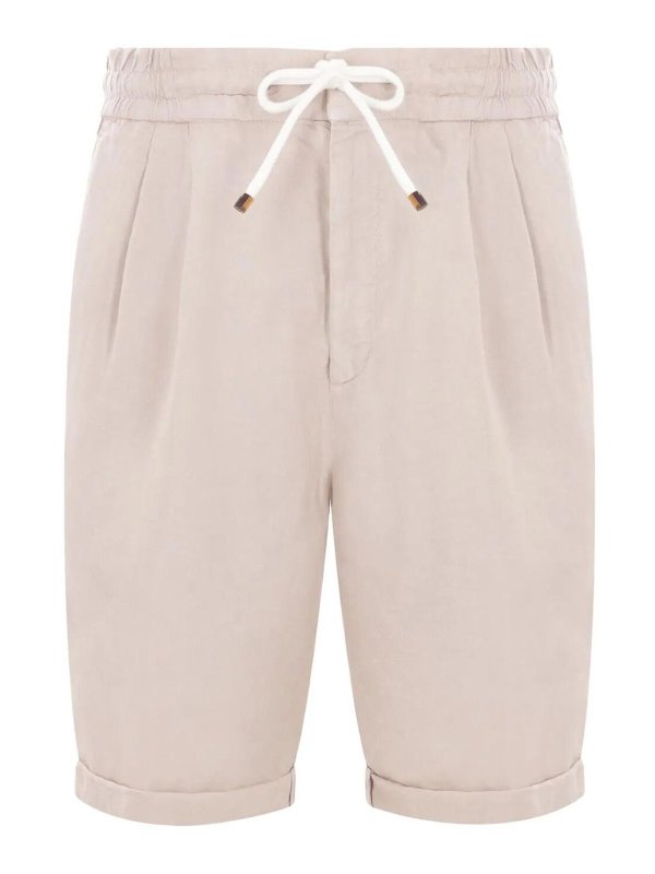 BRUNELLO CUCINELLI: Hosen Shorts - Shorts - Beige